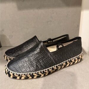 Carolina Herrera Black Espadrilles